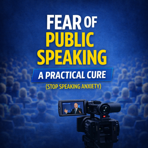 Fear of Public Speaking: A Practical Cure (Stop Speaking Anxiety Fast with Video Practice) cover art - Ultamize Personal Development Podcast Network