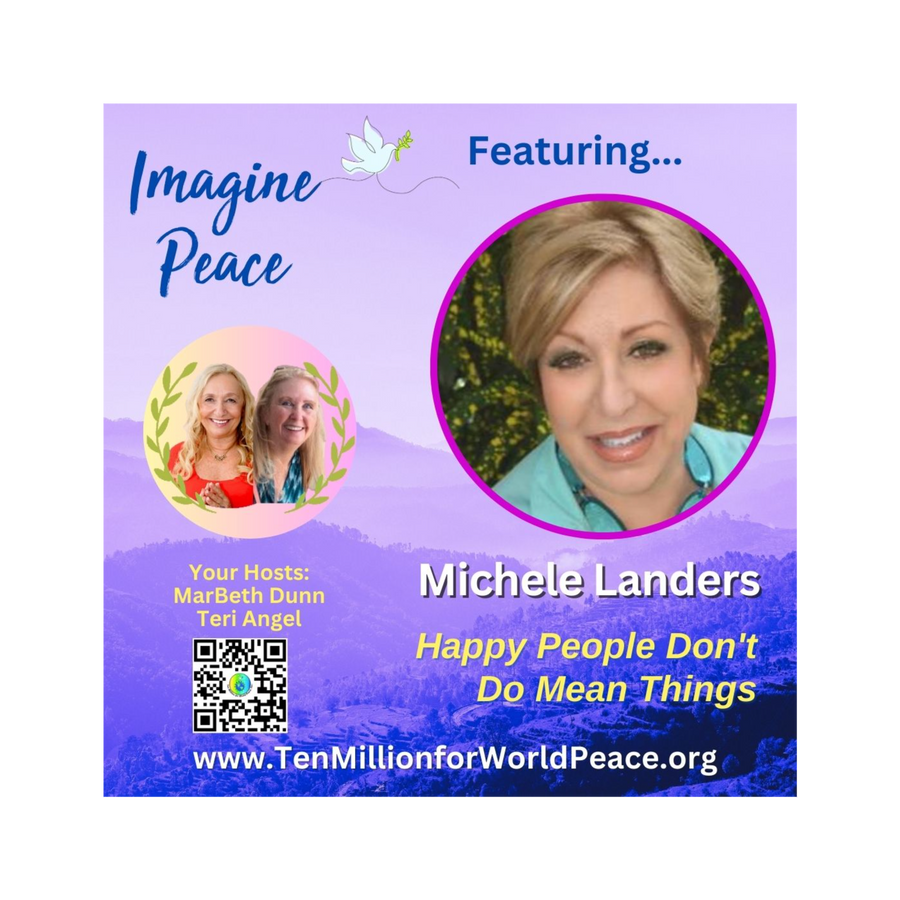 Imagine Peace Happy People Don t Do Mean Things Michele