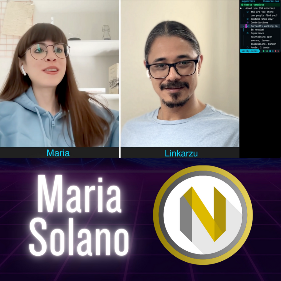 Inside Neovim with Core Maintainer Maria Solano | Snippets, Completion &  More | Podcast Episode on RSS.com