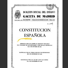 CONSTITUCIÓN ESPAÑOLA 1978