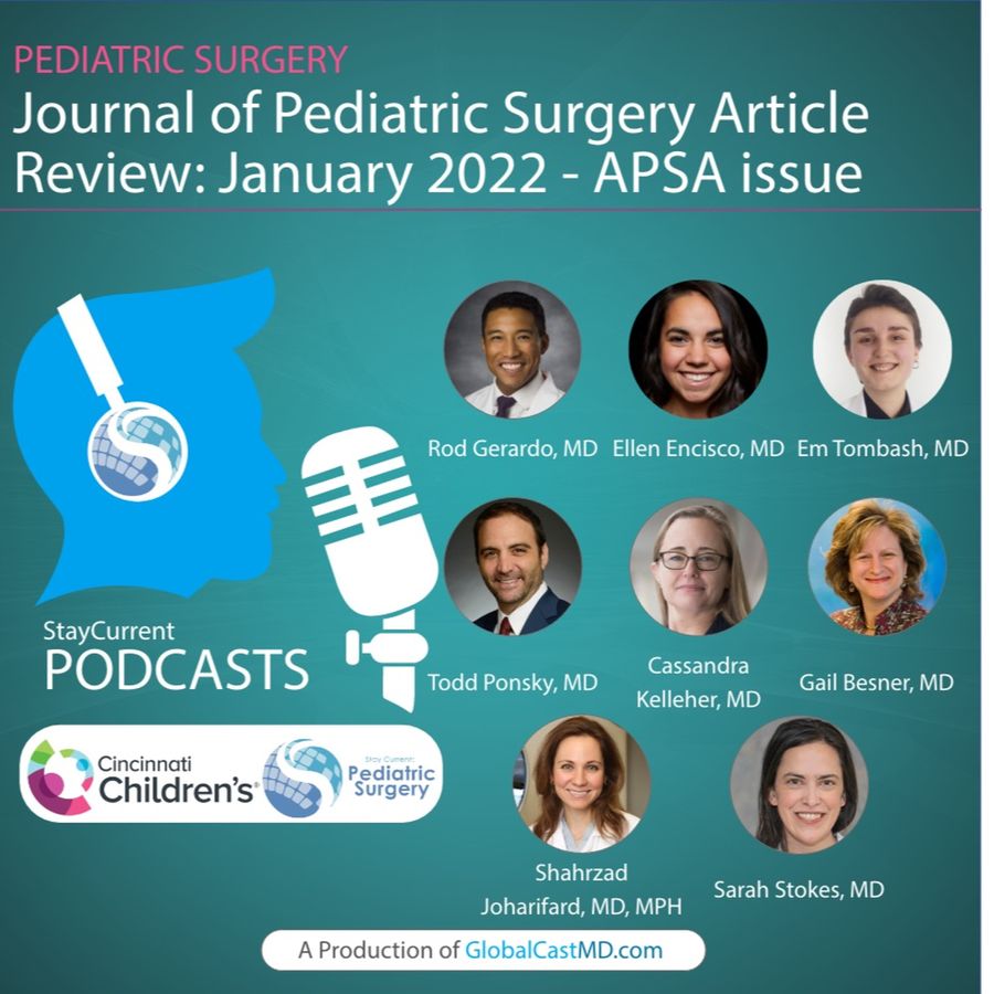 Stay Current in Pediatric Surgery Journal of Pediatric Surgery