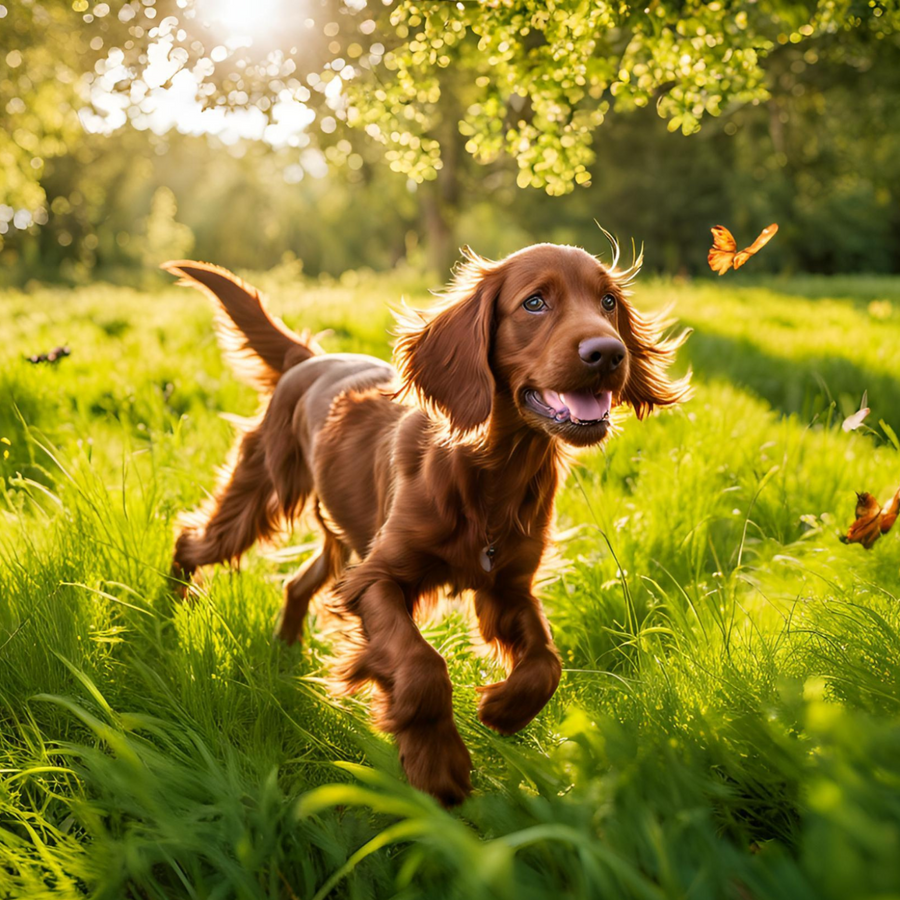 The Irish Setter Chronicles Fluff, Zoomies, and a Foodie Fix