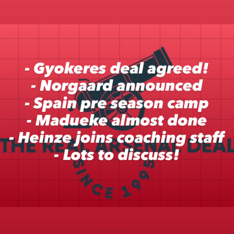 Gyokeres fee agreed! Same with Madueke. Is Mosquera next? Norgaard announced, Heinze in, a very busy week at Arsenal!